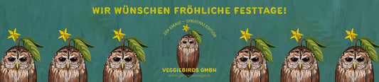 Speziel-Gemüsevogel und Weihnachtsgrüße